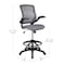 Flash Furniture Drafting Chair Dark Gray Mesh Drafting Chair, Mesh, Dark Gray BL-ZP-8805D-DKGY-GG - alternate 9